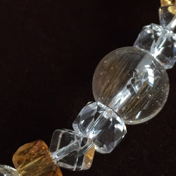 【アウトレット】ポジティブエネルギーの塊✴︎ヒマラヤ産アイリスクォーツ・宝石質シトリン・エッチトチューブイントパーズ 10枚目の画像