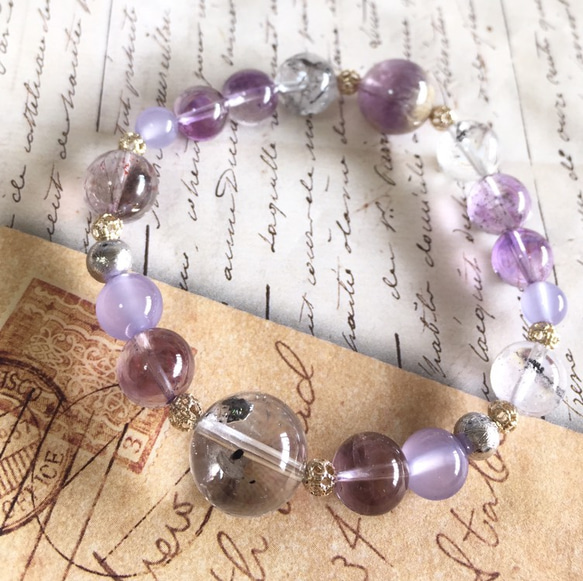 夕暮れ時の空✴︎アメジストエレスチャル・アメジストファントム 