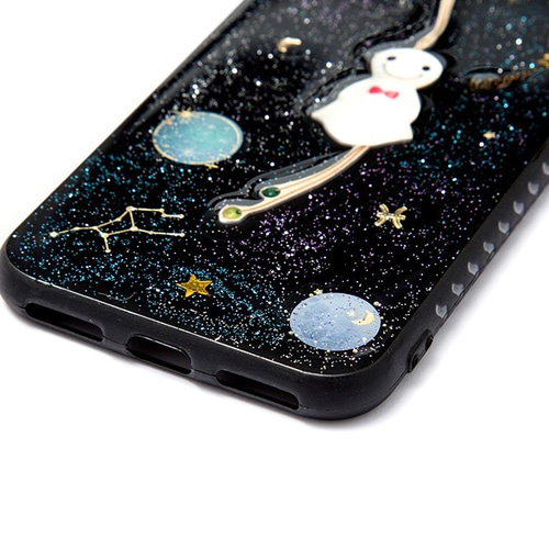 iphone 7/8】宇宙のスマホケース・ハンドメイド DECOケース iPhone  