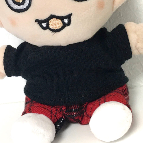 しき ちびぬい服 ぬい服 G8／ちびぬい］Tシャツ／黒 ぬいぐるみ SHIKI☆closet 通販 11487589