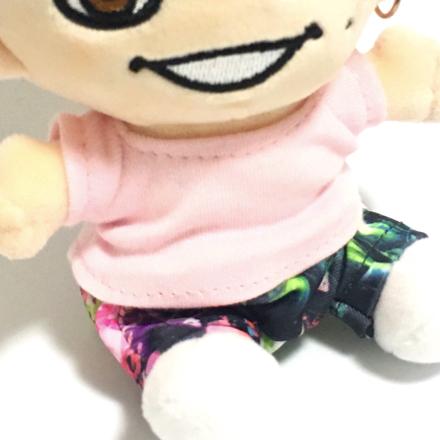 G8／ちびぬい］Tシャツ／パステルピンク ぬいぐるみ SHIKI