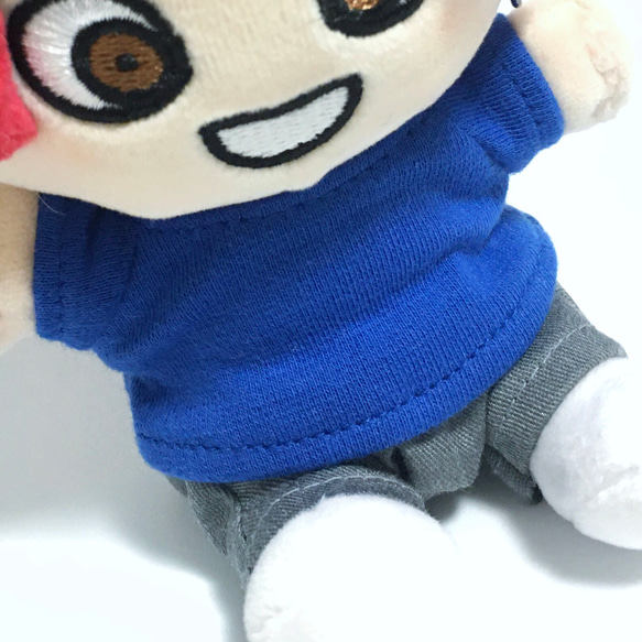 しき ちびぬい服 ぬい服 G8／ちびぬい］Tシャツ／青 ぬいぐるみ SHIKI☆closet 通販