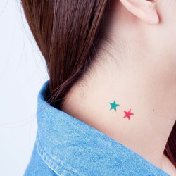 Surprise Tattoos / Starshine 星光閃閃 刺青 紋身貼紙 第1張的照片
