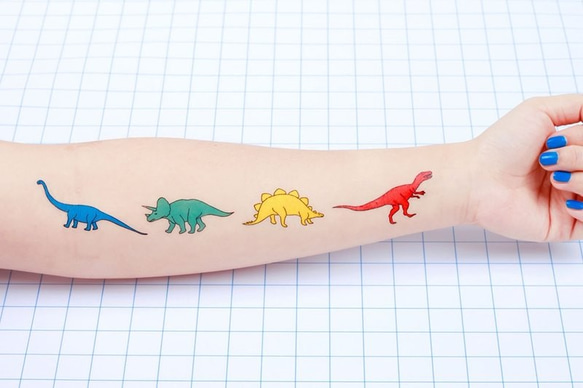 Surprise Tattoos 刺青紋身貼紙 / 恐龍世界 第3張的照片