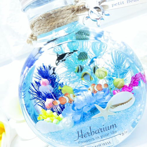 ◆ハーバリウム　352 華やかなバラのネコbottle *.:。✿*゜ ハーバリウム 352 華やかなバラのネコbottle *.:。*゜