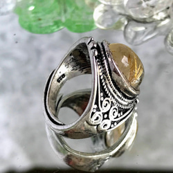 神秘的・・ルチルクォーツ ring（７〜２７号～）② 4枚目の画像
