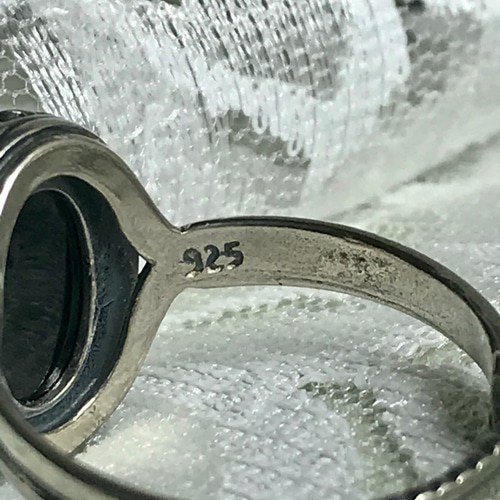 SV925 ブラックオニキス ring(アンティークシルバー・8~23号 SV925 ブラックオニキス ring(アンティークシルバー・8~23号