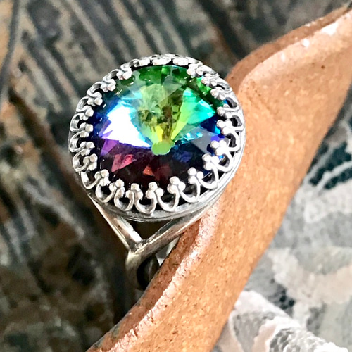 S1970 vintage rivoli ヴィトレイル ring (7～23号・SV925変更可能