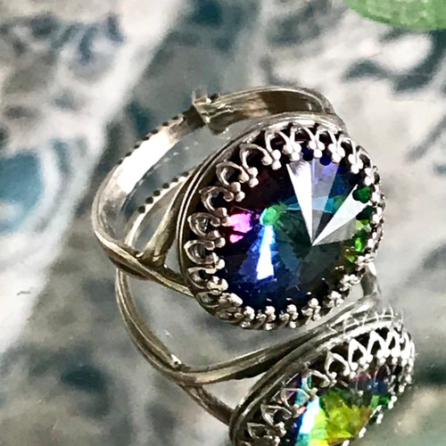 S1970 vintage rivoli ヴィトレイル ring (7～23号・SV925変更可能