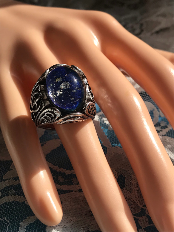 小宇宙・・星空のvintage glass ring（１２～２７号～） 5枚目の画像