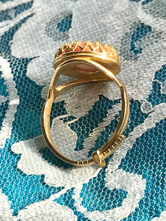 富の象徴・・スパイニーオイスターシェル ring(１２㎜・９～１８号)　 6枚目の画像