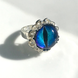 ゴシック ブルーアイ  ring（フリーサイズ１１号～） 2枚目の画像