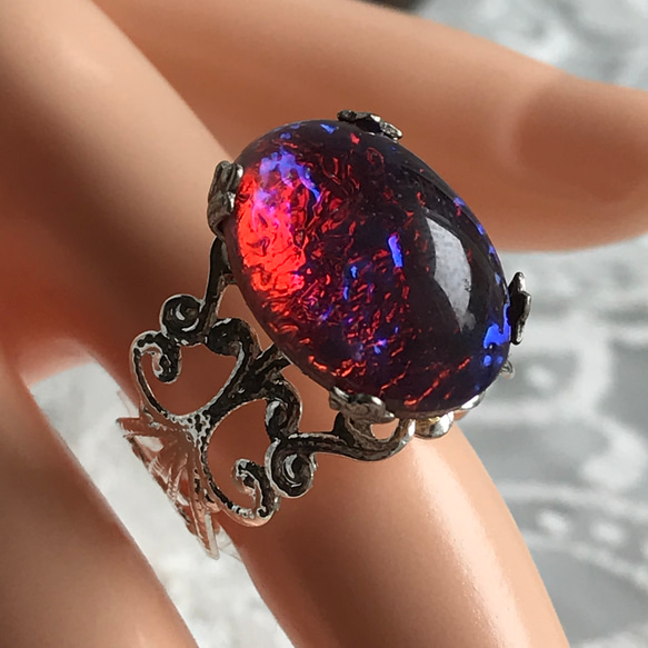 ラスト1   復刻版・・Fleming sunset ドラゴンズブレス ring(silver) 6枚目の画像