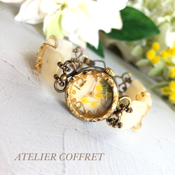 ガーネットのブレスレットウォッチ(受注制作) 腕時計 ATELIER COFFRET