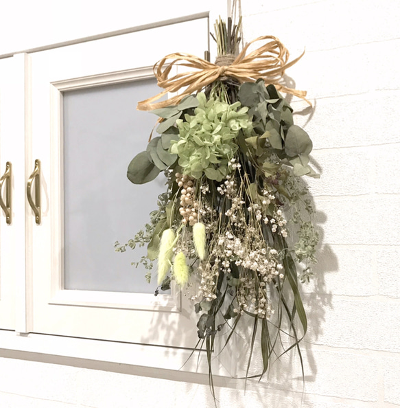 グリーンたっぷりナチュラルスワッグ大 【公式通販】