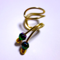 artwire ear cufff／Green 2枚目の画像