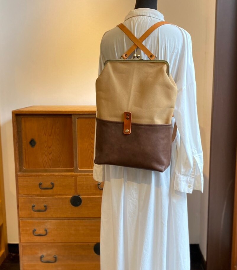 【受注制作】GAMAGUCHIキャンバスリュック