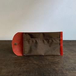 栃木レザーマスクケース　朱赤 3枚目の画像