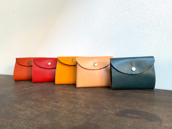 栃木レザーマスクケース　朱赤 4枚目の画像