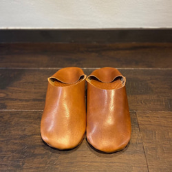 【受注制作】栃木レザーのバブーシュ【全４色】 2枚目の画像