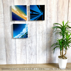 “星空平台”可愛的方形帆佈內飾山水畫，為您的房間和生活增添色彩 第6張的照片