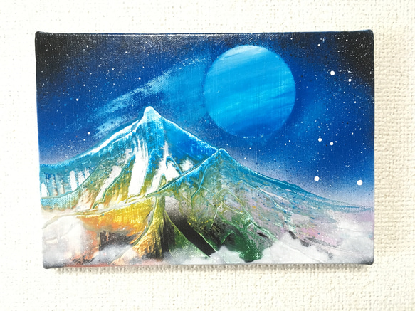 スプレーアートで描いた夜景です A3サイズです アート・写真