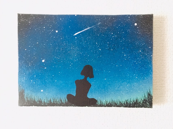 雨時々曇り☆アクリル画 テクスチャーアート アクリル画 現代アート 花の絵 紫陽花 原画