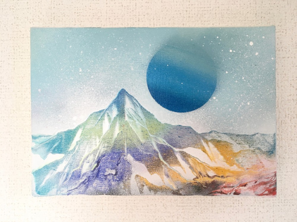 “彩虹山”畫布面板景觀 第3張的照片