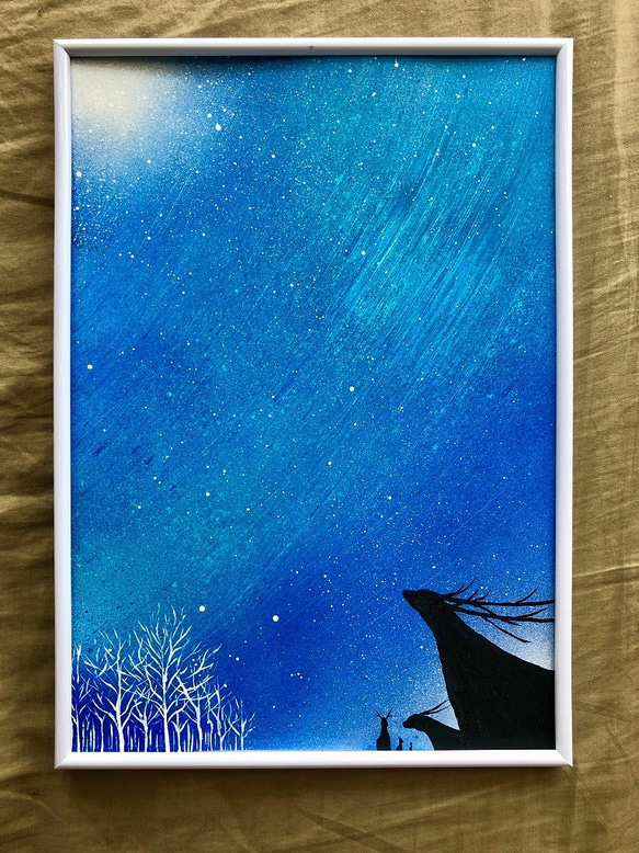 「星降る空」 風景画 4枚目の画像