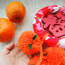 串串橘子大吉大利過好年-新年掛飾.新年裝飾.台灣味 第4張的照片