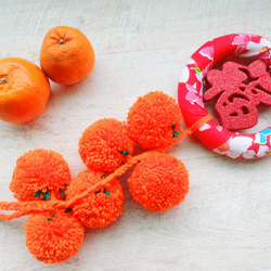 串串橘子大吉大利過好年-新年掛飾.新年裝飾.台灣味 第5張的照片