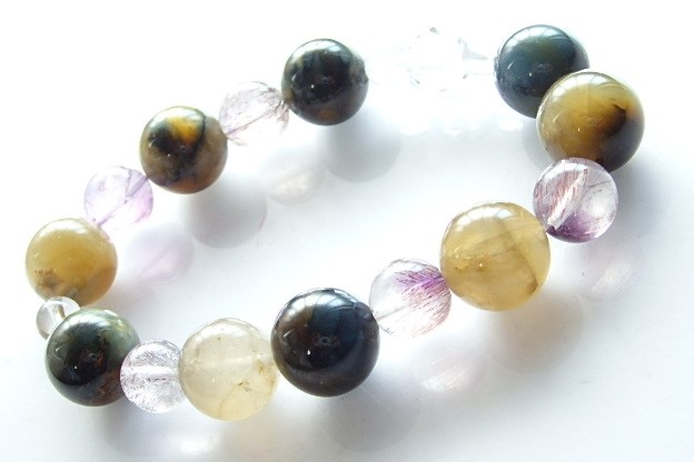 超稀少石ネライト　スーパーセブン　ブレスレット