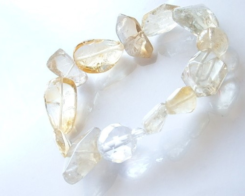 非加熱アメトリン♡ヒマラヤ水晶お守りブレス irodori*様 リクエスト 2点 まとめ商品