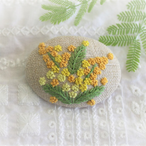 yumi様オーダー〛刺繍ブローチ3点 - その他 - その他