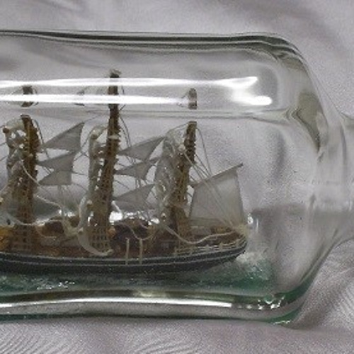 ボトルシップ サーモピレー 完全オリジナル手作り その他置物 くっか  