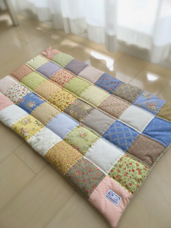 パッチワークマット＊48×48＊30'復刻柄布 Cherry