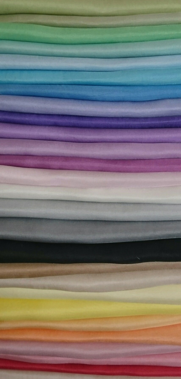 単品　青紫系　絹100％ ５匁 5枚目の画像