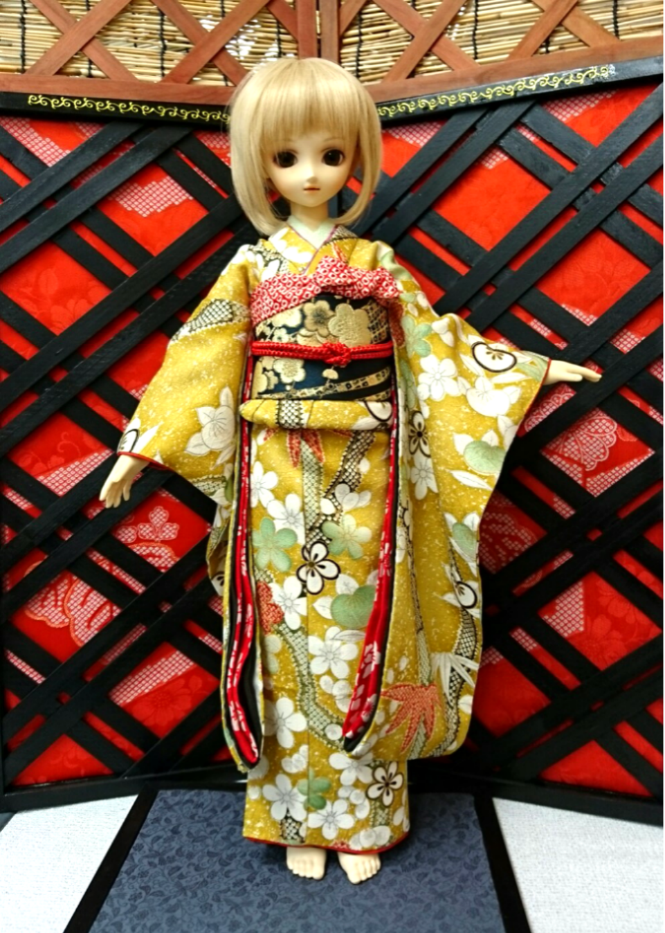 SD 振り袖着付けセット 芥子色 梅竹橘 11,680円