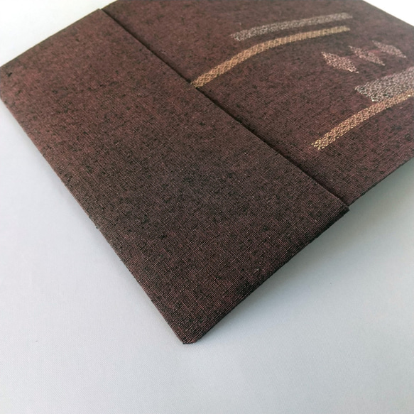 文庫本セパレート式ブックカバー（絹）hb072 8枚目の画像
