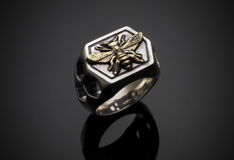 HEXAGON BEE RING 【Creema限定】ハンドメイド新作2018