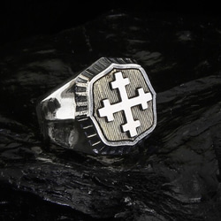 CRUSADER PRISON RING 【Creema限定】ハンドメイド新作2018 1枚目の画像