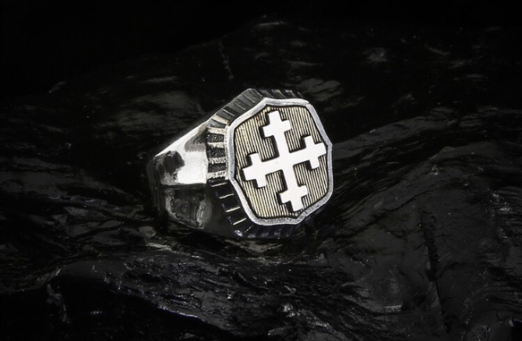 CRUSADER PRISON RING 【Creema限定】ハンドメイド新作2018 1枚目の画像