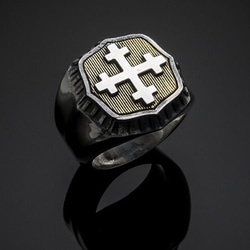 CRUSADER PRISON RING 【Creema限定】ハンドメイド新作2018 2枚目の画像