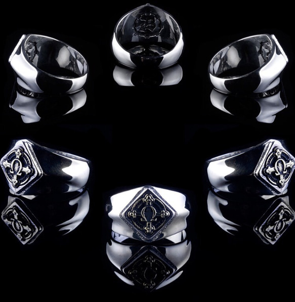 ALL SEEING EYE PILLAR RING 【Creema限定】ハンドメイド新作2018 3枚目の画像