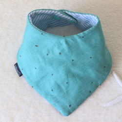 ♡免費送貨♡紗布頭巾造型，兔子的淡藍色 第2張的照片