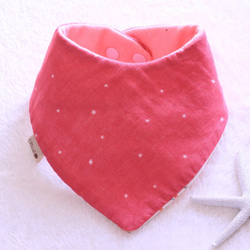 ♡免費送貨♡紗布頭巾風格·粉紅色的火烈鳥 第2張的照片