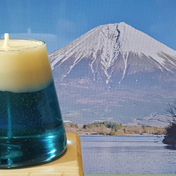 【Miss Hana手作香氛】大豆蠟燭 果凍蠟燭- 富士山蠟燭 第1張的照片