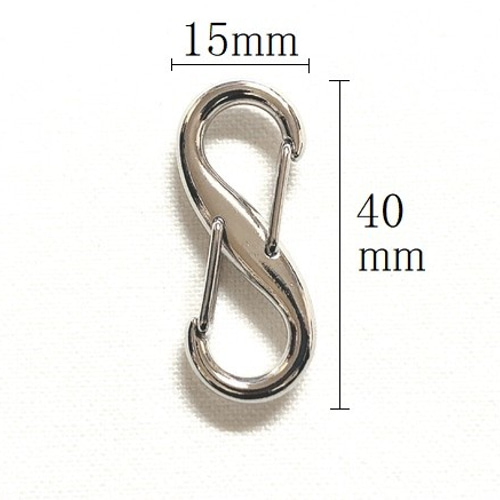 シルバーフック　シルバー925　完全１点物（Ｓ字フック）ナスカン,キーリング シルバーフック,925 完全1点物（釣り針S字フック）ナスカン