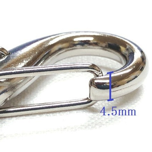 シルバーフック　シルバー925　完全１点物（Ｓ字フック）ナスカン,キーリング シルバーフック,925 完全1点物（釣り針S字フック）ナスカン
