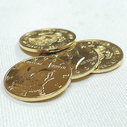 [5個] ケネディ レプリカコイン 20mm 真鍮 3枚目の画像